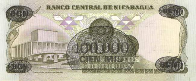 100.000 Córdobas 1987